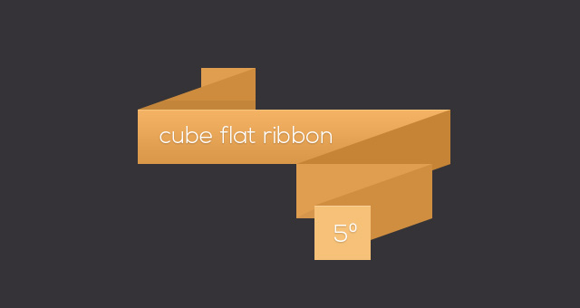 Flat Ribbon Design