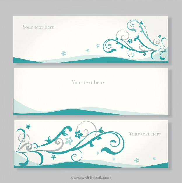 Floral Banner Design