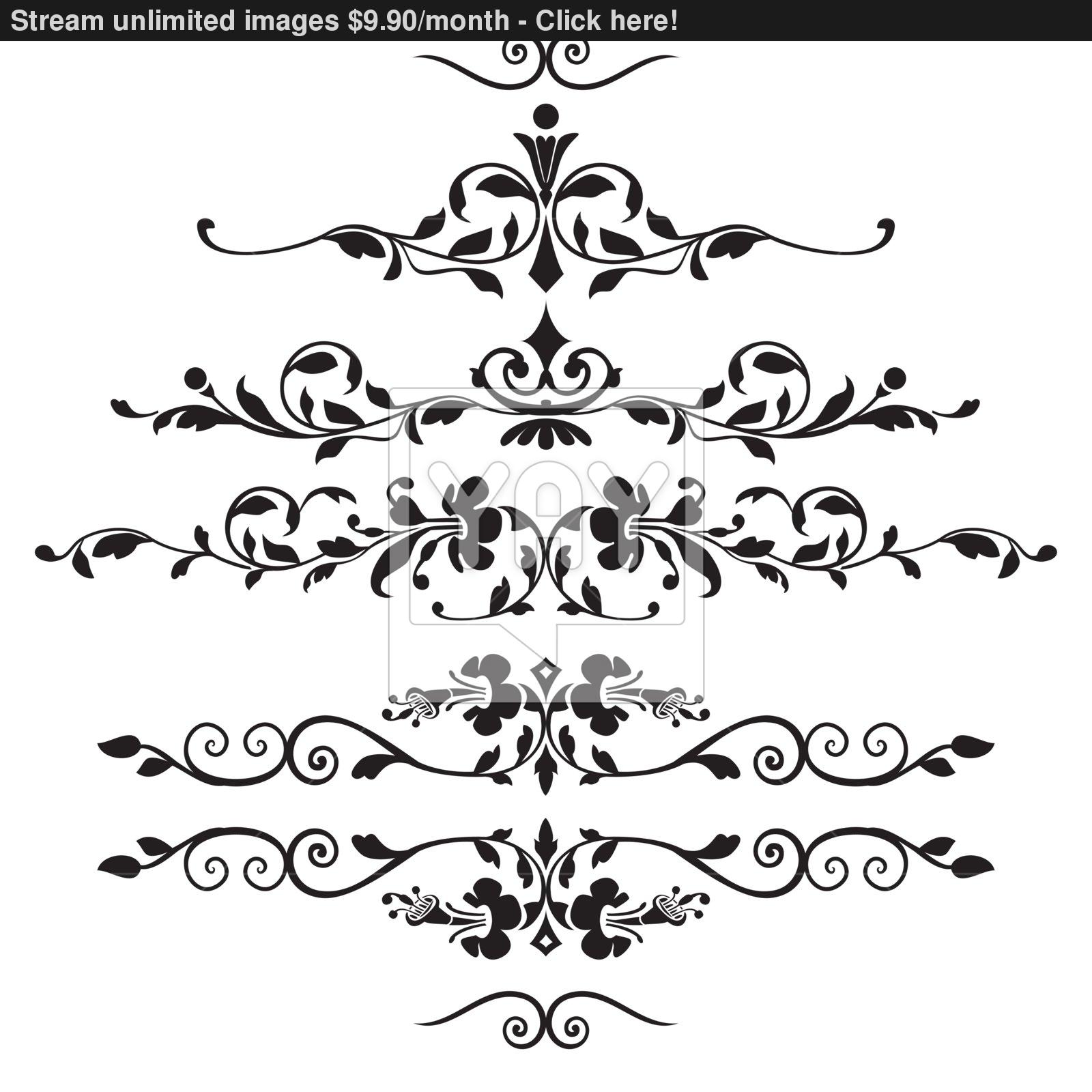 Floral Ornaments Vector