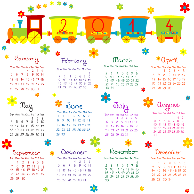 Flower 2015 Calendar