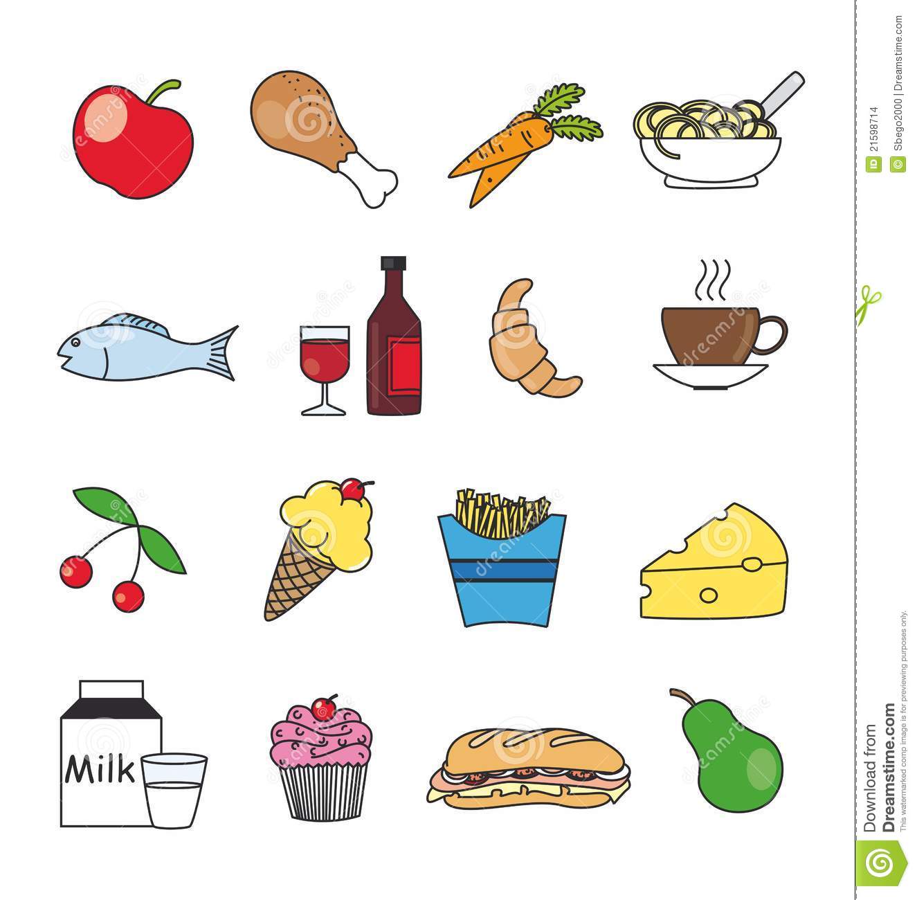 Food and Drinks Icons