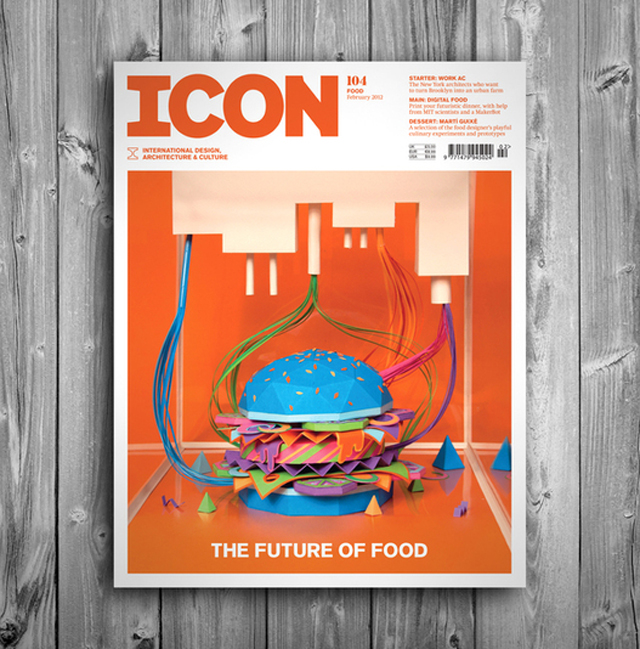 Food Magazine Cover Design