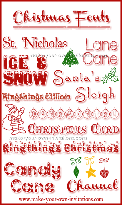 Free Christmas Fonts