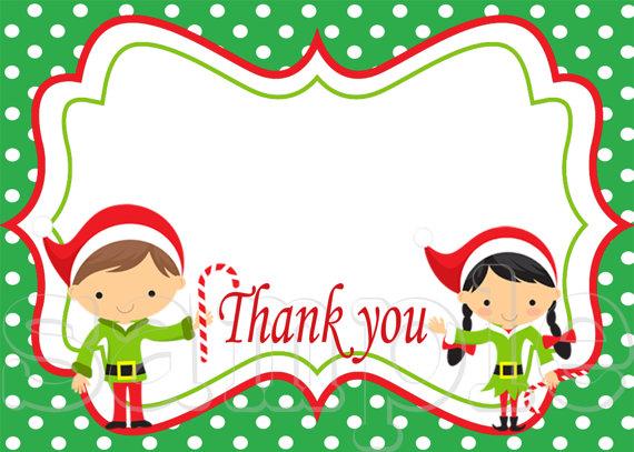 Free Christmas Thank You Cards