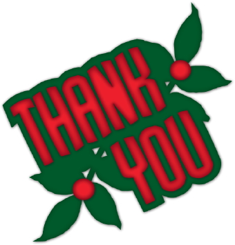 Free Christmas Thank You Clip Art