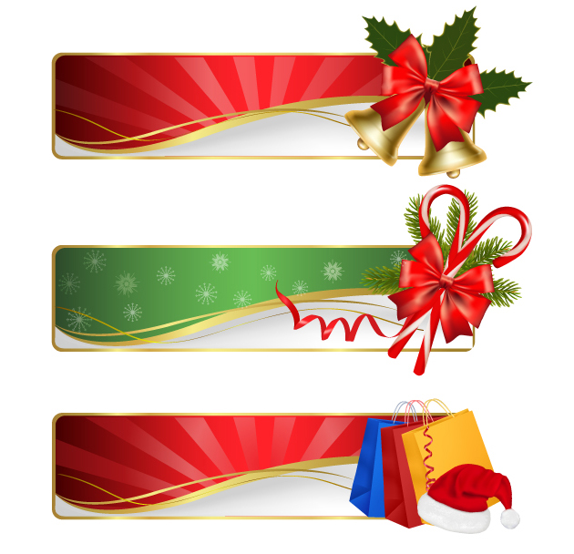 Free Christmas Vector Banners