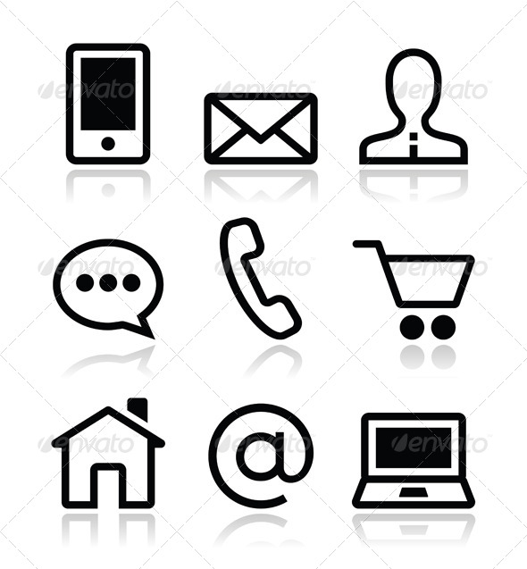 Free Contact Icon Set