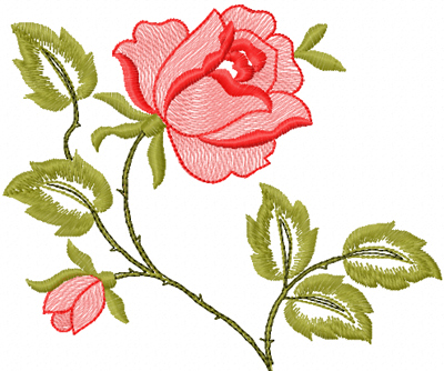 Free Machine Embroidery Design Roses