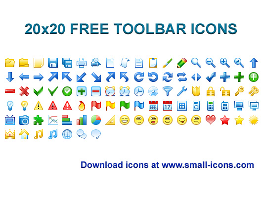 Free Toolbar Icons