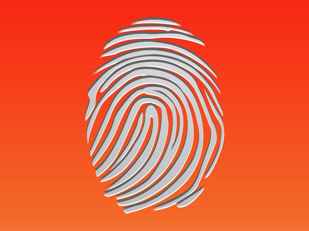 Free Vector Fingerprint Clip Art