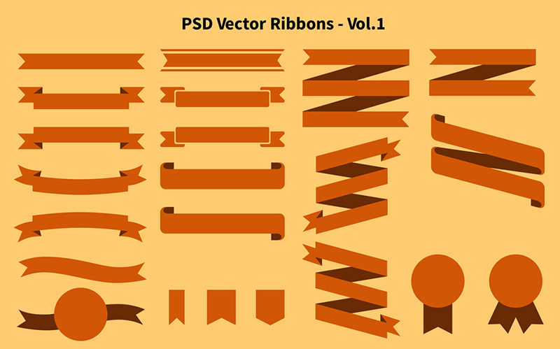 Free Vector Ribbons Free Vector Ribbons