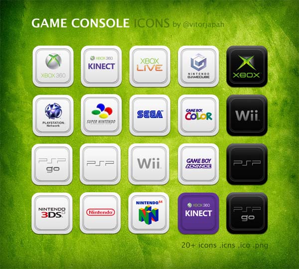 Game Console Icons Game Console Icons