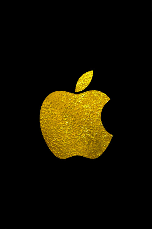 Gold Apple Logo