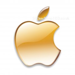 Gold Apple Logo