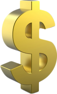 Gold Dollar Sign Transparent