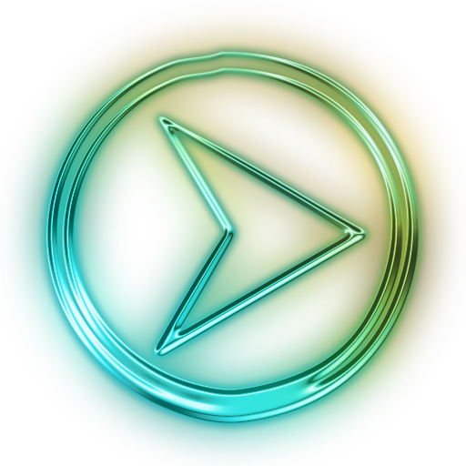 Green Play Button Icon