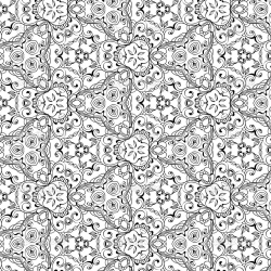 Grey Floral Pattern