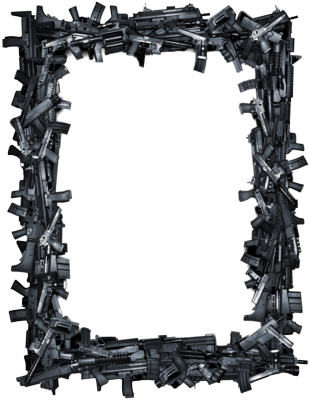 Guns Borders Frames