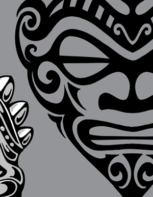 Hawaiian Tribal Tiki Drawings
