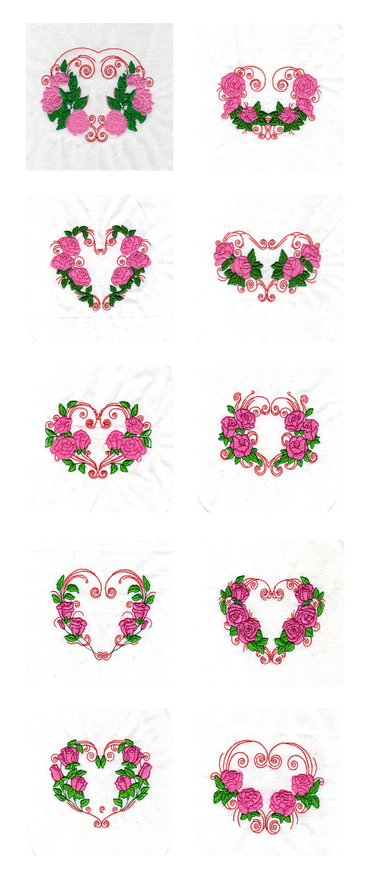 Heart Machine Embroidery Designs