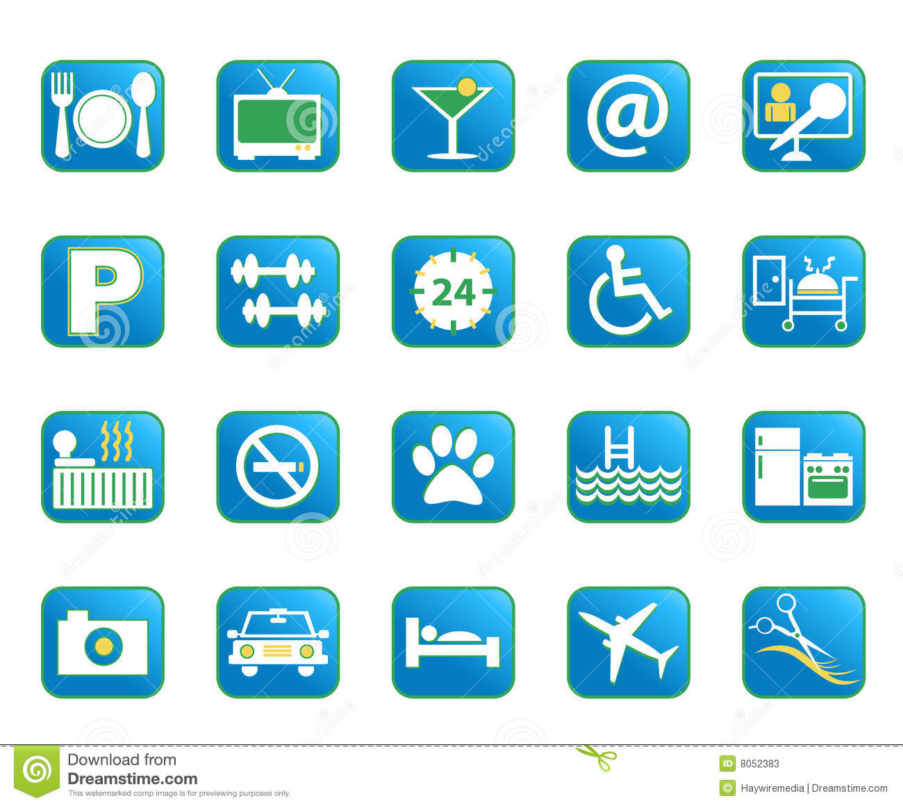 Hotel Map Icon Vector