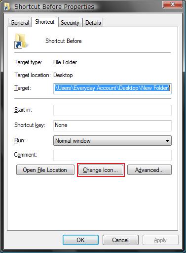 How to Change Shortcut Icon