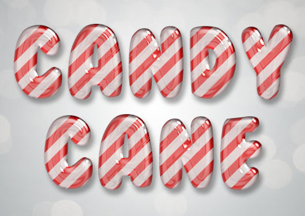 How to Make Candy Cane Letters in Photoshop