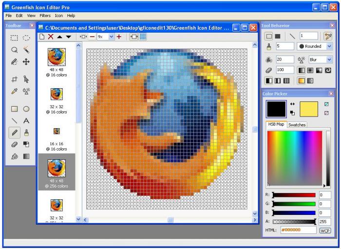 Icon Editor Software