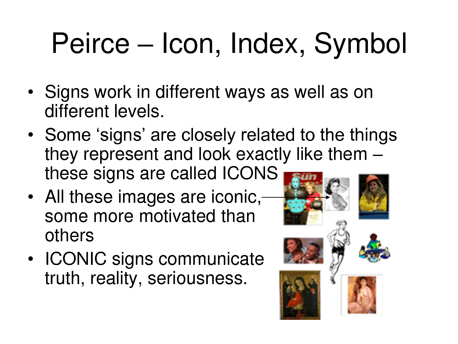 Icon Index Symbol Examples