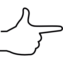 Index Pointing Finger Symbol