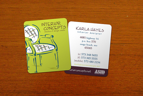 6 Photos of Modern Interior Design Business Cards