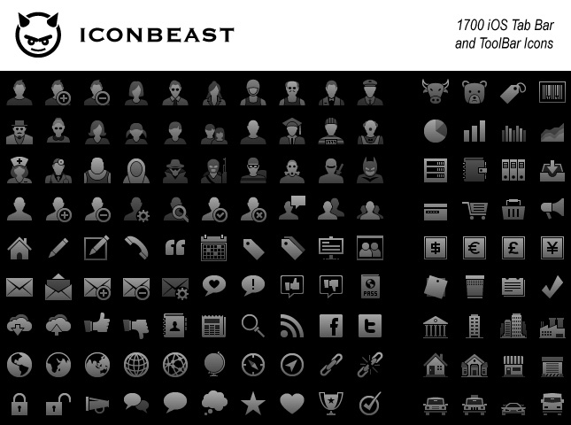 iOS 7 Tab Bar Icons iOS 7 Tab Bar Icons