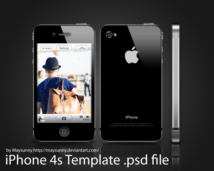 12 IPhone 4S PSD Template Images