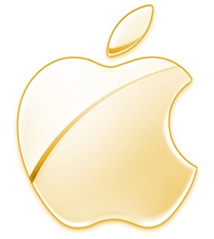 iPhone 5S Gold Apple Logo