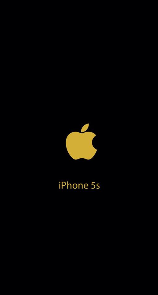 iPhone 5S Gold Apple Logo