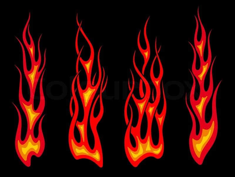 14 Long Flame Vector Images