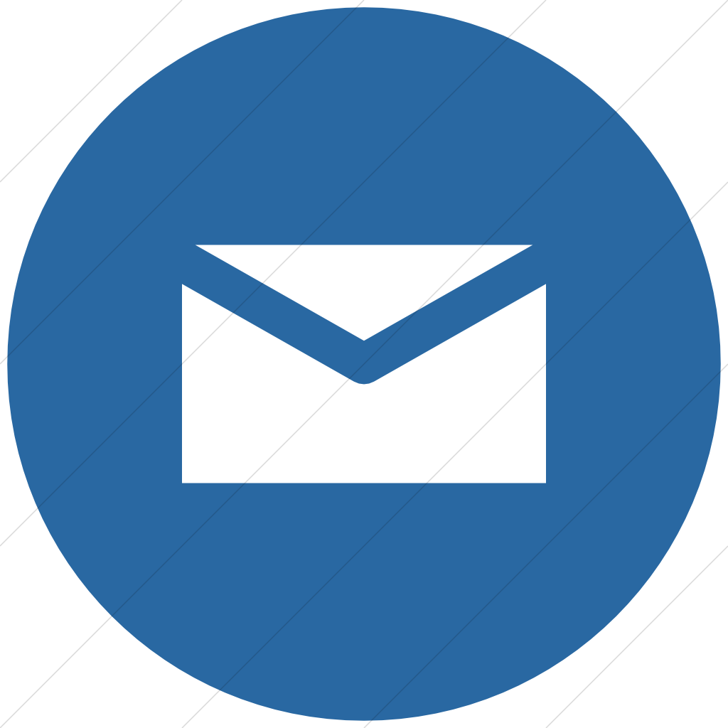 Mail Icon PNG White Circle