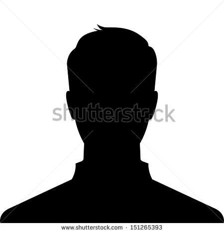 Man Profile Silhouette Vector