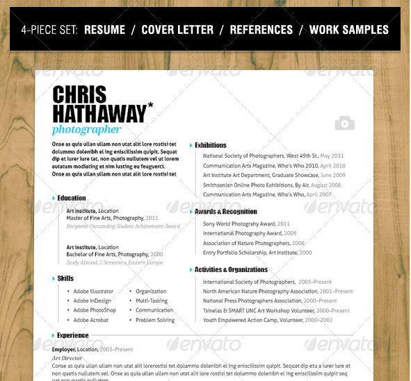 Minimalist Resume Template