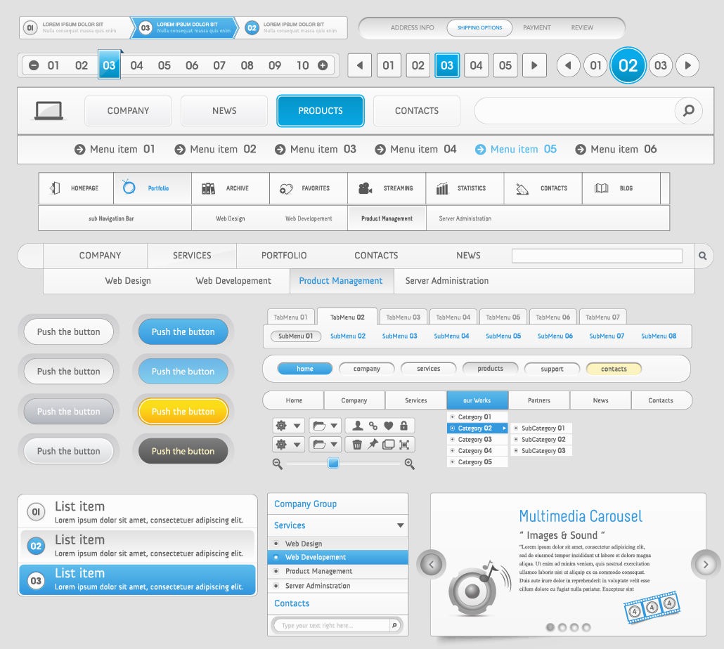 Navigation Menu Design