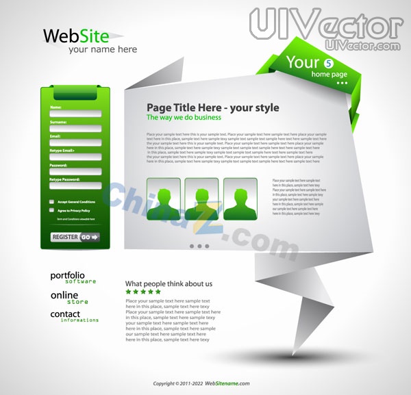 Origami Website Design Origami Website Design