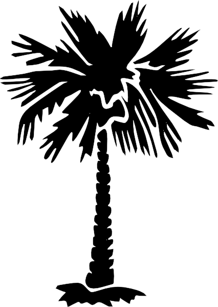 Palm Tree Silhouette Clip Art