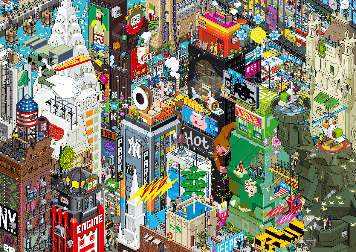Pixel Art New York City