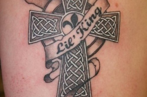 Pretty Cross Tattoo