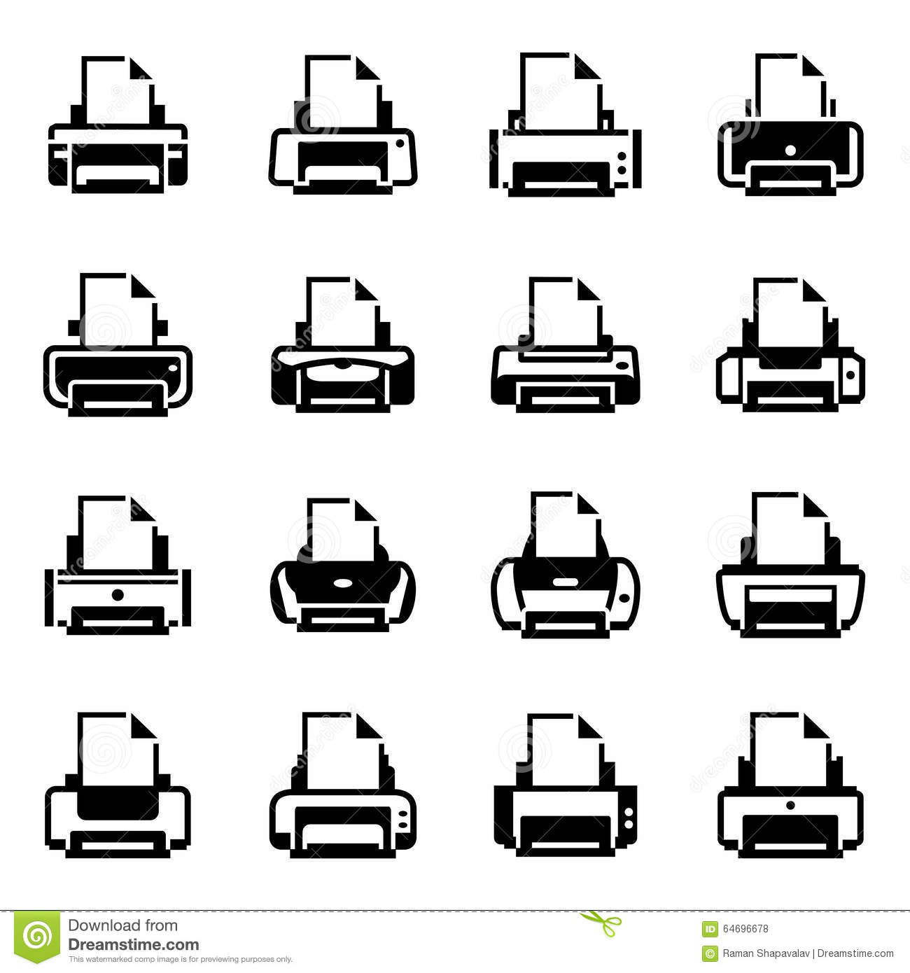 Printer Icon Vector