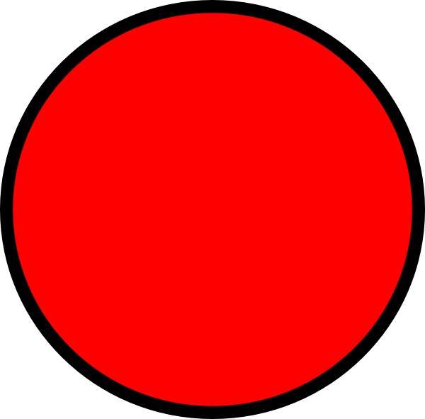 Red Circle Design Clip Art