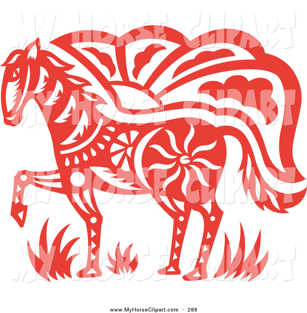 Red Horse Clip Art