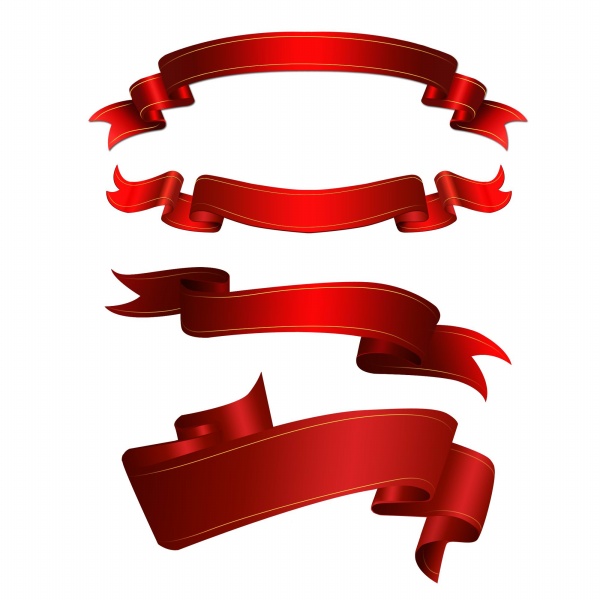 Red Ribbon Banner Clip Art