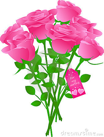 Red Roses Bouquet Clip Art