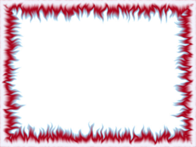 Red White and Blue Flame Borders